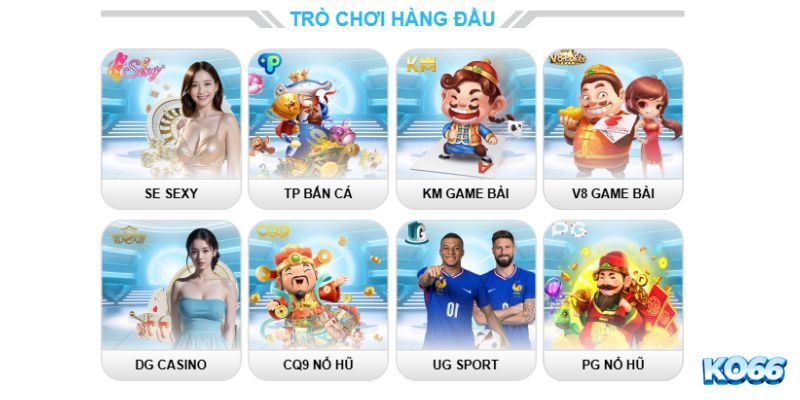 Đa dạng sắc màu trò chơi tại Nhà cái KO66